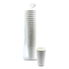 Boardwalk® Paper Hot Cups, Double-Walled, 16 oz, White, 25/Pack Hot Drink Cups, Paper - Office Ready