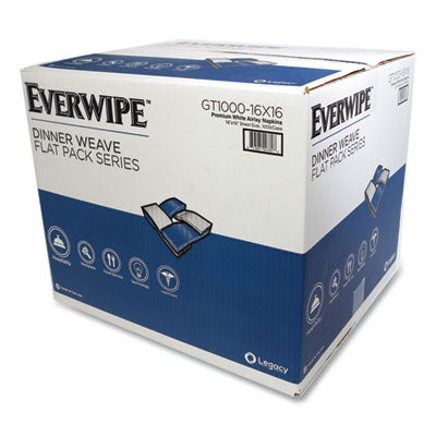 Everwipe™ Premium Linen-Like Guest Towel Napkins Flat Pack, 2-Ply, 16