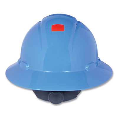 3M™ SecureFit™ H-Series Hard Hats, H-800 Hat with UV Indicator, 4-Point Pressure Diffusion Ratchet Suspension, Blue Hard Hats - Office Ready