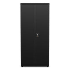 OIF Storage Cabinets, 3 Shelves, 30" x 15" x 66", Black