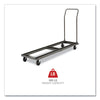 Alera® Chair/Table Cart, Metal, 600 lb Capacity, 20.86" x 50.78" to 72.04" x 43.3", Black Chair/Table Carts - Office Ready