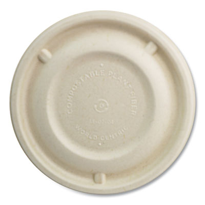 World Centric® Fiber Lids for Bowls, 4.7