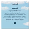 Method® Laundry Detergent, Fresh Air Scent, 53.5 oz Bottle, 4/Carton Laundry Detergents - Office Ready