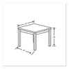 HON® 80000 Series Laminate Occasional Corner Table, 24w x 24d x 20h, Pinnacle Reception & Lounge Tables - Office Ready