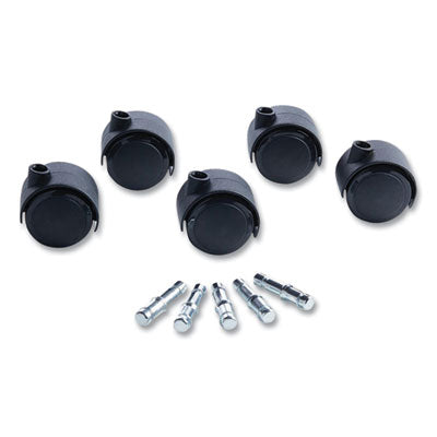 Master Caster® Deluxe Casters, Grip Ring Type B and Type K Stems, 2