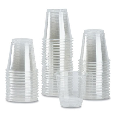 Karat® PET Plastic Cups, 3 oz, Clear, 2,500/Carton Cold Drink Cups, Plastic - Office Ready