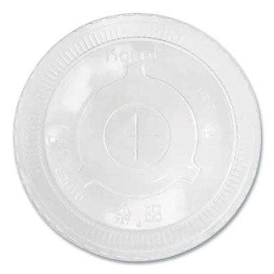Karat® PET Lids, Fits 32 oz Cold Cups, Flat Lid, Clear, 600/Carton Cold Cup Lids - Office Ready