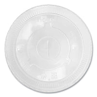 Karat® PET Lids, Fits 32 oz Cold Cups, Flat Lid, Clear, 600/Carton Cold Cup Lids - Office Ready
