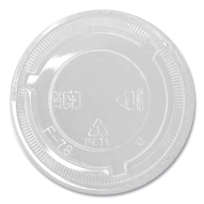 Karat® PET Lids, Fits 8 oz to 10 oz Cold Cups, No Hole Flat Lid, Clear, 1,000/Carton Cold Cup Lids - Office Ready