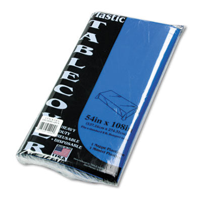 Tablemate® Table Set® Rectangular Table Covers, Heavyweight Plastic, 54