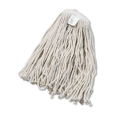 Boardwalk® Cut-End Wet Mop Heads, Cotton, No. 20, White Mop Heads-Wet - Office Ready