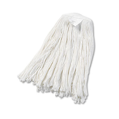 Boardwalk® Cut-End Wet Mop Heads, Rayon, No. 20, White Mop Heads-Wet - Office Ready