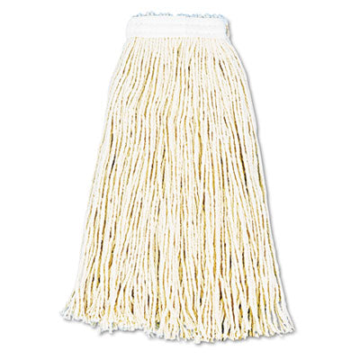 Boardwalk® Cut-End Wet Mop Heads, Cotton, 16oz, White, 12/Carton Mop Heads-Wet - Office Ready