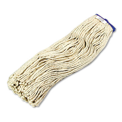 Boardwalk® Cut-End Lie-Flat Economical Mop Head, Cotton, 24oz, White Mop Heads-Wet - Office Ready