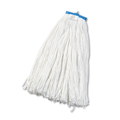 Boardwalk® Cut-End Lie-Flat Economical Mop Head, Rayon, 24oz, White Mop Heads-Wet - Office Ready