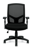 Offices to Go - Mesh Back High Back Managers Chair - OTG11516B Seating-Task Chair - Office Ready