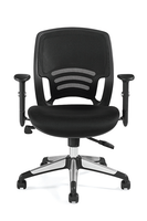 Offices to Go - Mesh Back Managers Chair - OTG11686B Seating-Task Chair - Office Ready