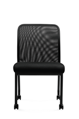 Offices to Go - Armless Mesh Back Guest Chair - OTG11761B