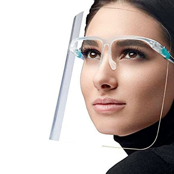 Glasses Frame- Style Face Shield, FDA Approved, 50/ BX - Office Ready