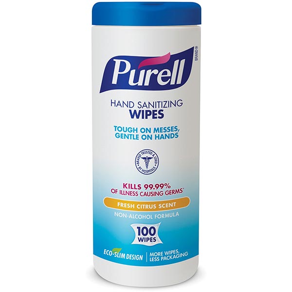 Purell Hand Sanitizing Wipes, 100/ can, 3/ PK - Office Ready