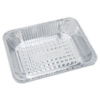 HFA® Aluminum Oblong Containers, 1 lb, 4.56 x 5.56 x 1.63, Silver, 1,000/Carton Takeout Food Containers - Office Ready