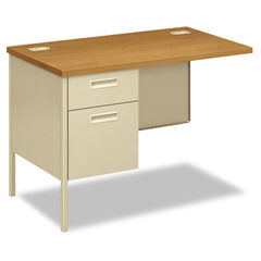 HON® Metro Classic Series "L" Workstation Return, Left, 42w x 24d x 29.5h, Harvest/Putty