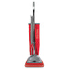 Sanitaire® TRADITION™ Upright Vacuum SC688A, 12" Cleaning Path, Gray/Red Upright Vacuum Cleaners - Office Ready