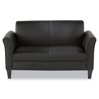 Alera® Alera® Reception Lounge Sofa Series, Two-Cushion Loveseat, 55.5