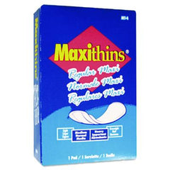 HOSPECO® Maxithins® Sanitary Napkins #4, Maxi, 100 Individually Boxed Napkins/Carton