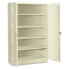 Tennsco Assembled Jumbo Steel Storage Cabinet, 48w x 24d x 78h, Putty