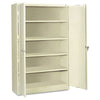 Tennsco Assembled Jumbo Steel Storage Cabinet, 48w x 24d x 78h, Putty Office & All-Purpose Storage Cabinets - Office Ready