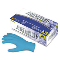 MCR™ Safety Disposable Nitrile Gloves 6015L, Large, 4 mil, Powder-Free, 100/Box Disposable Work Gloves, Nitrile - Office Ready