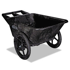 Rubbermaid® Commercial Big Wheel® Agriculture Wheelbarrow, 300 lb Capacity, 32.75" x 58" x 28.25", Black