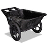 Rubbermaid® Commercial Big Wheel® Agriculture Wheelbarrow, 300 lb Capacity, 32.75" x 58" x 28.25", Black Wheelbarrows - Office Ready