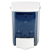 Impact® Encore Foam Soap Dispenser, See Thru, 900 mL, 4.5 x 4 x 6.25, White Foam Soap Dispensers, Manual - Office Ready