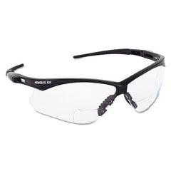 KleenGuard™ Nemesis* Readers Safety Glasses, Black Frame, Clear Lens, +1.0 Diopter Strength