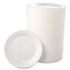 Dart® Quiet Classic Laminated Foam Dinnerware, Plate, 9" dia, White, 500/Carton Plates - Office Ready