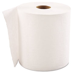 GEN Hardwound Roll Towels, 1-Ply, 8" x 600 ft, White, 12 Rolls/Carton