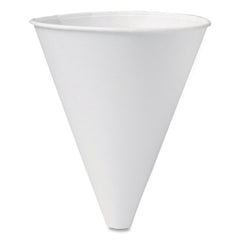 SOLO® Bare® Eco-Forward® Treated Paper Funnel Cups, 10 oz, White, 250/Bag, 4 Bags/Carton