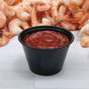 Dart® Polystyrene Portion Cups, 4 oz, Plastic, Black, 250/Bag, 10 Bags/Carton Portion Cups - Office Ready