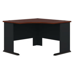 Bush® Series A Collection Corner Desk, 47.25" x 47.25" x 29.88", Hansen Cherry