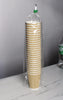 Karat® Ripple Hot Cups, 12 oz, Paper, Kraft/White, 500/Carton Hot Drink Cups - Office Ready