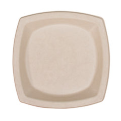 Dart® Compostable Fiber Dinnerware, ProPlanet Seal, Plate, 8.25 x 8.25, Tan, 500/Carton