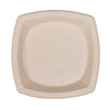 Dart® Compostable Fiber Dinnerware, ProPlanet Seal, Plate, 8.25 x 8.25, Tan, 500/Carton Plates, Bagasse - Office Ready