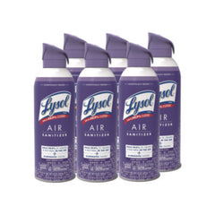 LYSOL® Brand Air Sanitizer Spray, Light Breeze Scent, 10 oz Aerosol Can, 6/Carton