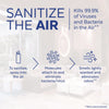 LYSOL® Brand Air Sanitizer Spray, Light Breeze Scent, 10 oz Aerosol Can, 6/Carton Disinfectants/Sanitizers - Office Ready