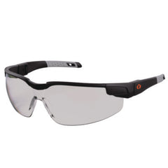 ergodyne® Skullerz DELLENGER Anti-Scratch & Enhanced Anti-Fog Safety Glasses with Adjustable Temples, Black Frame, Polycarbonate Lens
