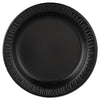 Dart® Quiet Classic® Laminated Foam Dinnerware, Plate, 9" dia, Black, 125/Pack, 4 Packs/Carton Plates, Foam - Office Ready