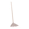 Boardwalk® Handle/Deck Mops, #20 White Cotton Head, 54" Natural Wood Handle Wet Mops - Office Ready