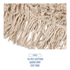 Boardwalk® Industrial Dust Mop Head, Dust, Cotton, 48 x 3, White Dust Mop Heads - Office Ready